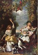 John Singleton Copley The Three Youngest Daughters of King George III oil painting reproduction
